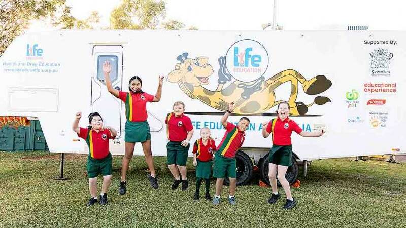 The Life Ed van makes a visit to Mount Isa. Picture file