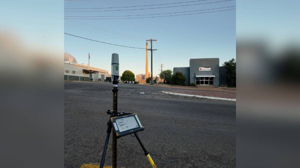 State of the art technology being used in Mount Isa to scan a street. Picture supplied