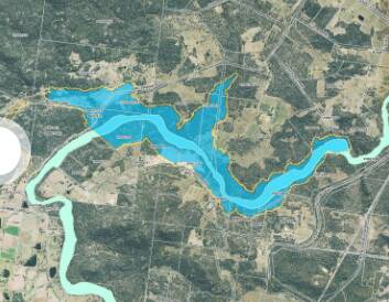 An overview of the proposed Emu Swamp Dam in the Stanthorpe region.