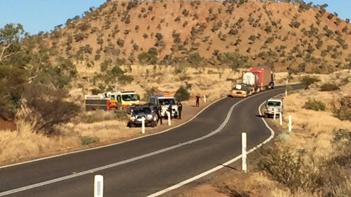 Crash On Barkly Hwy Outside Mount Isa The North West Star Mt Isa Qld 