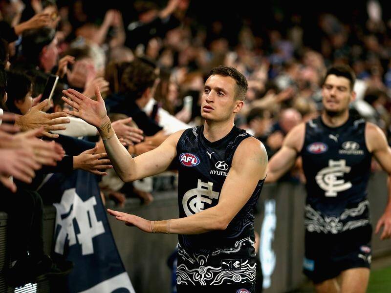 Orazio Fantasia's impact at Carlton is being lauded as he prepares to play his former club Port. (Rob Prezioso/AAP PHOTOS)