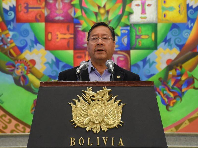 Bolivian President Luis Arce is a former economist known for keeping a low personal profile. (EPA PHOTO)