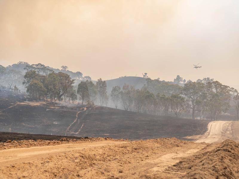 The Bayindeen fire, west of Ballarat, has been contained a week after it started. (HANDOUT/FOREST FIRE MANAGEMENT VICTORIA)