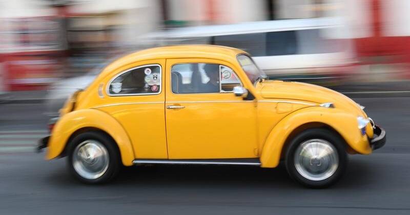 A Special Yellow Classic Champion new Old Beetle Brazil …
